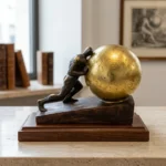 Abstract Atlas Sculpture Décor