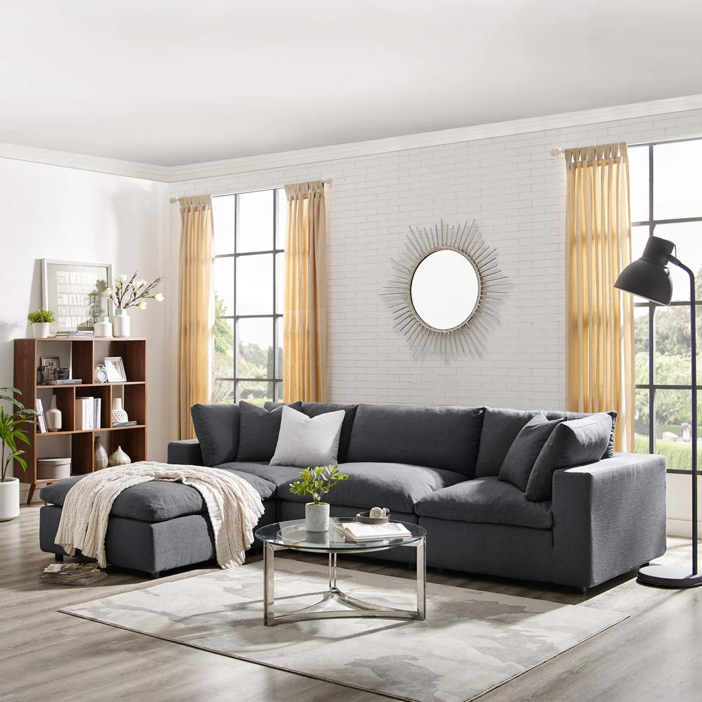 ultra-soft cloud-like cushioned design with deep seating