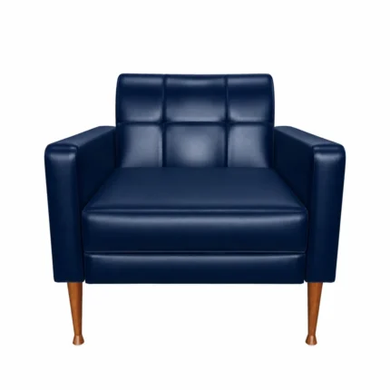 Luxury leather seating set for office lounge and waiting area