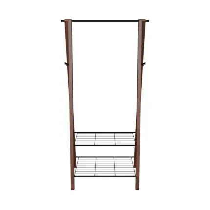 Modern freestanding clothes organizer rack