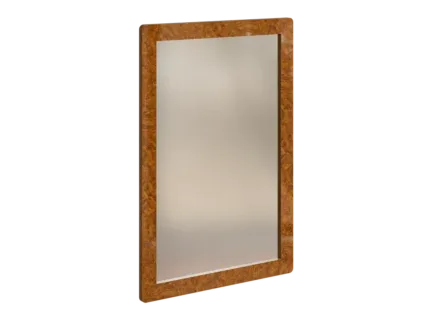 Decorative rectangular wooden dressing mirror