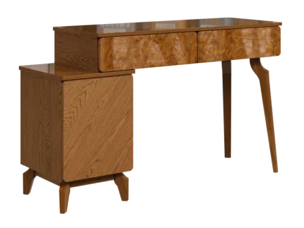 Alpen modern wooden dressing table with storage cabinet