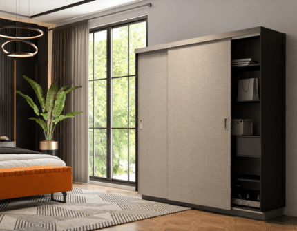 Space-Saving Modern Bedroom Storage Wardrobe