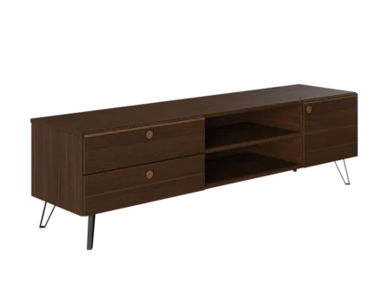 Cresta Grand modern wooden TV unit with drawers and cabinets