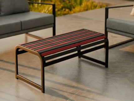 Modern outdoor patio coffee table