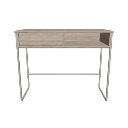 Modern wooden computer desk with drawer