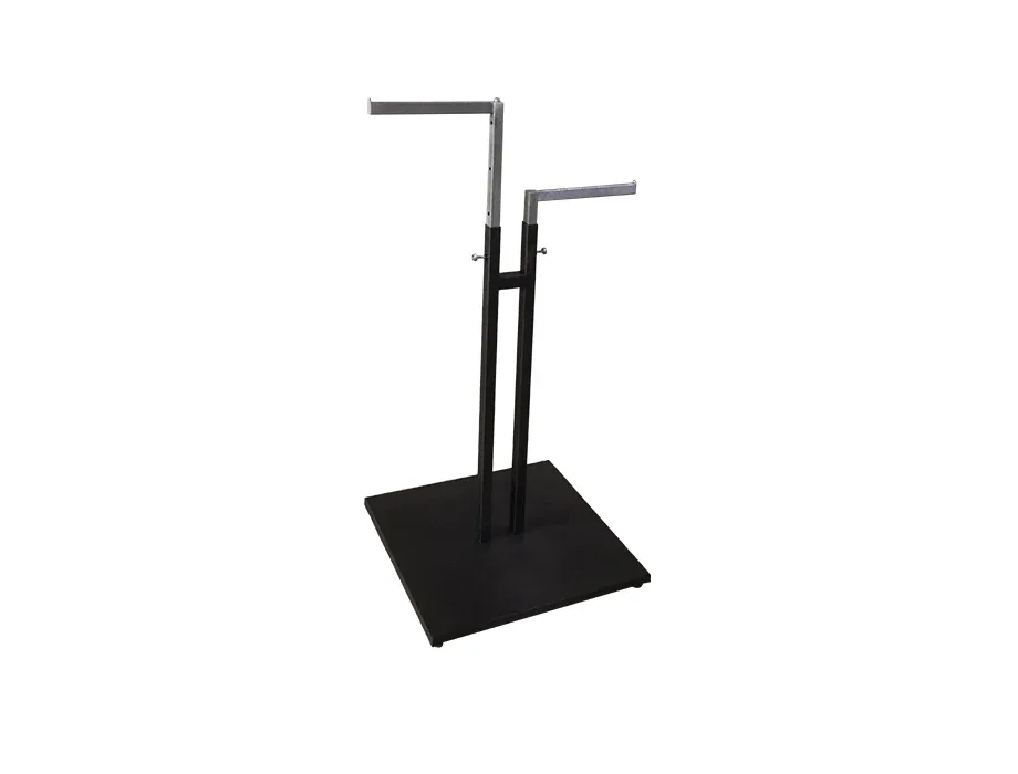 Adjustable Metal Display Stand | Heavy-Duty Retail Display Rack for Bags, Shoes & Accessories Adjustable showroom display stand