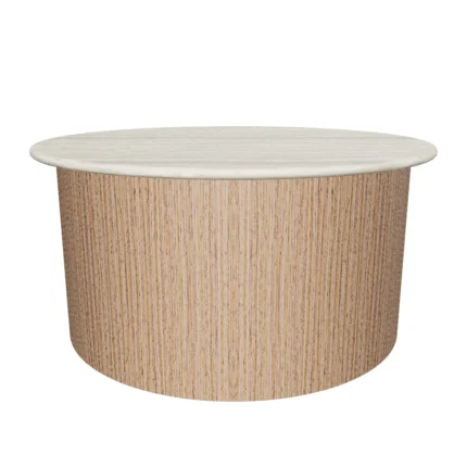 Luxury marble top coffee table for living room