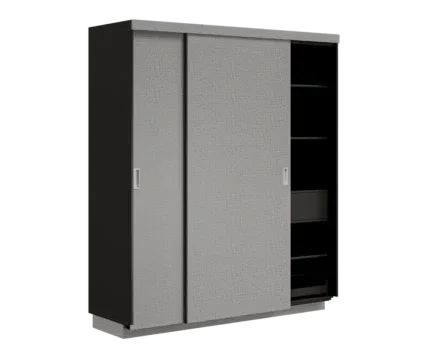 KAV Premium 2 Door Sliding Wooden Wardrobe