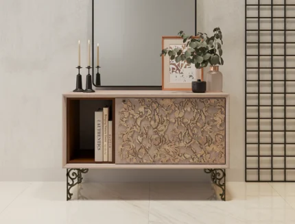 Contemporary accent cabinet for living room décor