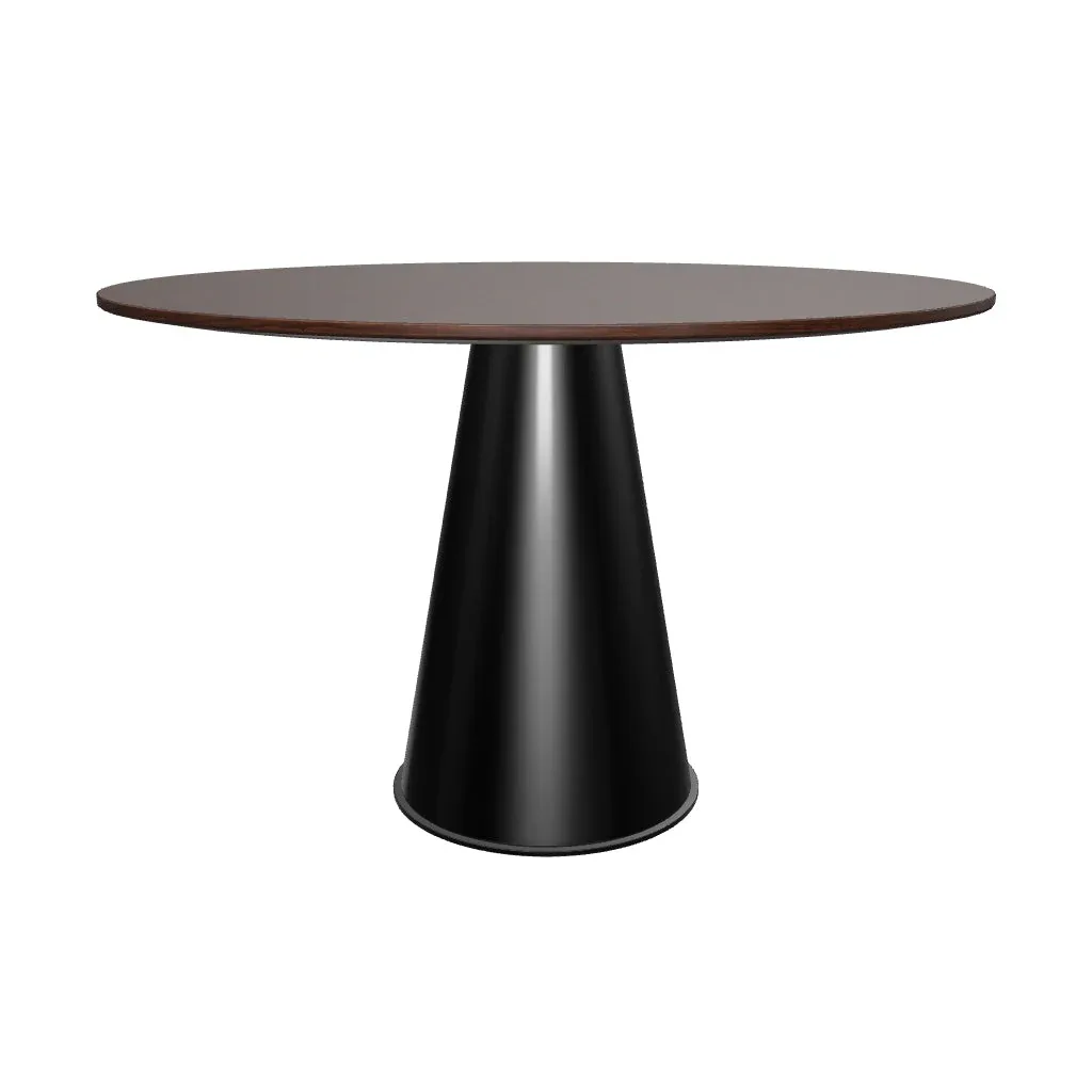 Luxury Round 4-Seater Dining Table Set with Upholstered Accent Chairs Luxury round 4-seater dining table with upholstered quilted accent chairs.