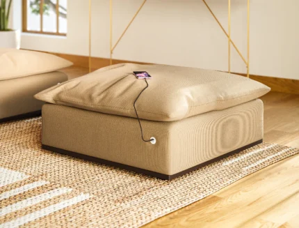 Multi-functional upholstered lounge ottoman furniture