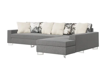 Contemporary L shaped living room sectional sofa