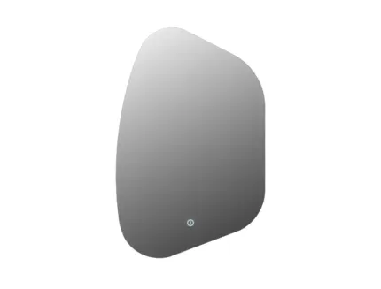 Sable LED organic wall mirror with warm backlight