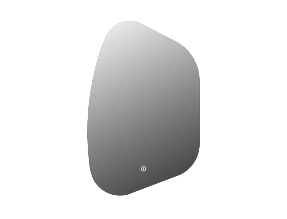 Sable LED organic wall mirror with warm backlight