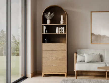 Contemporary display cabinet for living room