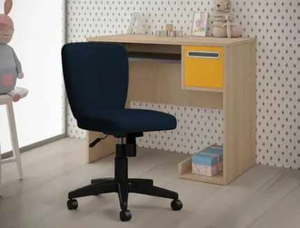 Height adjustable swivel chair for home office