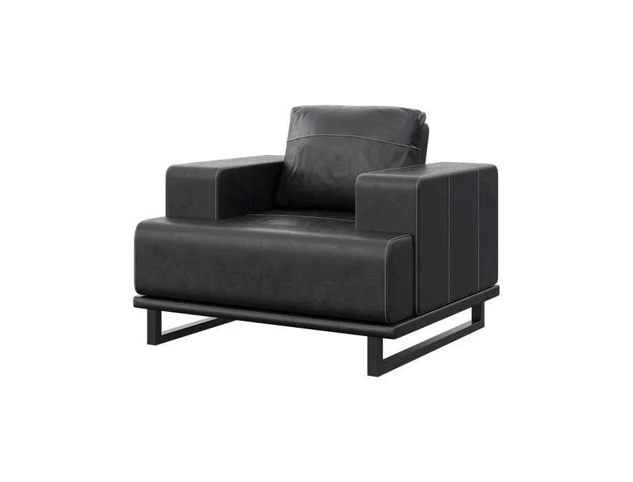 Astor Modern Leather Sofa Collection – Luxury 1, 2 & 3 Seater Living Room Set Elegant leather sofa with minimalist contemporary design
