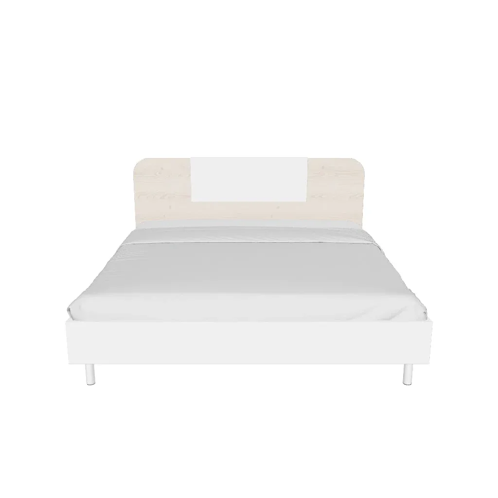 King Size Modern Wooden Platform Bed | Minimalist Luxury Bedroom Furniture Contemporary king size wooden bed frame designed for modern master bedrooms.