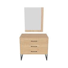 Trysil wooden wall mirror with natural wood frame