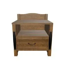 Classic Solid Wood Bed Frame | Luxury Traditional Bedroom Furniture Classic solid wood bed frame with rich walnut finish in a luxury bedroom.