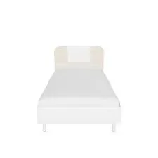 Premium single-size wooden bed frame with modern Scandinavian-inspired design.
